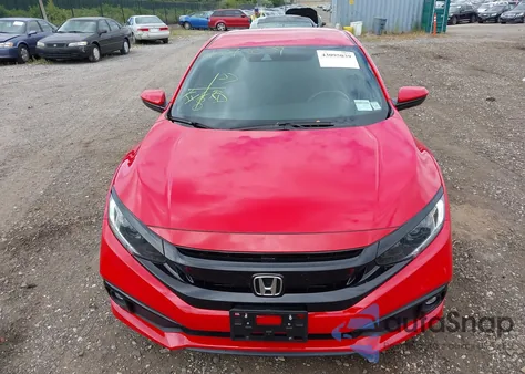 2021 Honda Civic Sport z USA, uszkodzony, nr VIN 2HGFC2F85MH516593